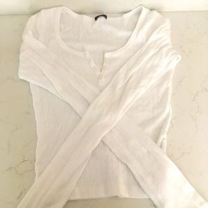 Brandy Melville long sleeve button top